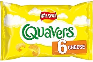 Walkers Quavers Cheese Snack 16 g x 6 per confezione