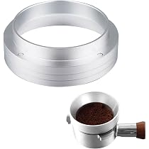 Anillo Dosificador Para Café 51mm - 2 Piezas De Aluminio Magnético, Para Portafiltros, Reduce Desperdicio
