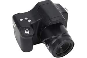 GOWENIC Cámara Digital Portátil TFT-LCD 32G de 3,0 Pulgadas con Cable USB, Zoom Digital de 18x, Distancia Focal Larga, Compatible con Toma de Fotos de 24 MP (Negro)(Edición estándar Negra)