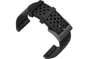 Shieranlee Compatible with Suunto 9 Spartan/Suunto 7 Correa,24MM Silicona Sport Watch Band Fitness Band para Suunto 9/Suunto D5/Suunto Spartan Sport Wrist HR/Suunto 9 Titanium