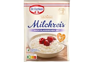 ‎DR. OETKER Dr. Oetker Sweet Meal Classic Rice Pudding 16 Pack - Rice Milk Mix for a Classic Rice Pudding Easy and Quick Snack