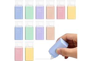 Cozlly 12Pcs Rubans Correcteurs Mini, Roller Correcteur Mignon, Ruban de Correction kawaii pour Étudiant et enfants, l'Ecole et au Bureau,5mm x 5m