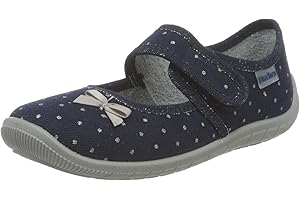 FISCHER MARKENSCHUH Fischer Dziewczęce kapcie Bianca, niebiesko-biały. - 30 EU