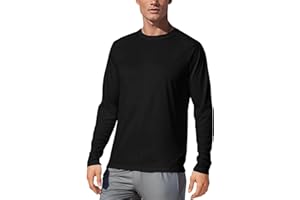MARZXIN UPF 50+ Langarmshirt Herren UV Shirt Schnelltrocknend Atmungsaktiv Sportshirt Funktionsshirt Sonnenschutz Laufshirt Fitnessshirt