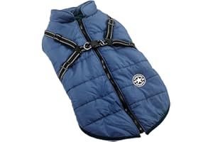 ONCPCARE Pettorina invernale per cani, grande, 2 in 1, calda e calda, adatta per cani di grandi dimensioni