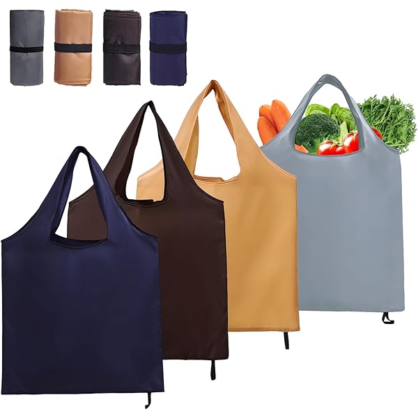 Bungalow opvouwbare polyester boodschappentas 7L - Boodschappentassen