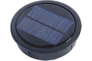 Sobeta 10CM Solar Replacement Top, Lights Replacement Top, Solar Panel Lantern Lid Bulbs, Waterproof Outdoor Solar Replacement Parts with Battery Box, LED Lantern Light Replacement for Garden Hanging