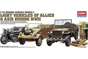 ACADEMY HOBBY MODEL KITS Academy 1:72 - Light Vehicles of Allied and Axis (ACA13416)