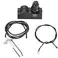 gohantee Piezo Gas Grill Igniter with 2 Outlet AAA Battery Push Button Ignition Kit Replaces Piezo Ignition for 2 Burner, Spark Generator Ignitor with Ground Wire for Gas Burner Grill