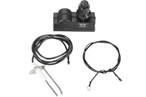 gohantee Piezo Gas Grill Igniter with 2 Outlet AAA Battery Push Button Ignition Kit Replaces Piezo Ignition for 2 Burner, Spark Generator Ignitor with Ground Wire for Gas Burner Grill