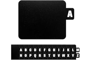 Ginobili 26 Pièces Intercalaires pour Disques Vinyles Intercalaires Alphabétiques DVD Séparateurs Alphabétiques Organisateur de Disques Vinyles avec Alphabet