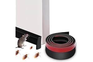 SERDA-RUN Samoprzylepna uszczelka do drzwi, listwa uszczelniająca, stoper przeciągowy (czarna)