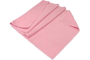 TESTEL Carnegie Yoga-Handtuch 180x60 rutschfest mit Silikon Noppen Fitness Unterlage, Ideal für Heimsport