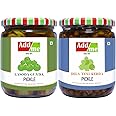 Add Me Lasoda Gunda Rajasthani Pickle 500gm + Add me tenti dela ker achar 500 gm Rajasthani marwadi Achaar Combo Mixed Glass Pack
