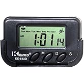 HanedanHome Kenko KK-613D Digital Small Desk-Car Clock-Alarm-Cronometer