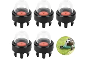 Ledoo Pompa per Bulbo Primer, 5 Pezzi Lampadina Pompa Primer Adatto per Tosaerba Motoseghe e Spazzaneve, Lampadina Ricambio Primer È l'accessorio Perfetto per Il Carburatore e Bulbi di Adescamento