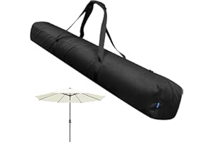 REHMANNIAE Patio Umbrella Carry Bag, Beach Parasol Bag, Parasol Storage Bag, Waterproof Carrying Bag, Beach Umbrella Storage Bag, Beach Umbrella Storage Bag, Waterproof Umbrella Carrier, Umbrella Case