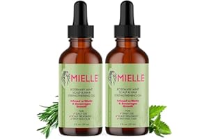 SONGYEA Lot de 2 huiles de romarin pour cheveux - 59 ml - Huile de romarin pour cheveux et cuir chevelu - Pour les cheveux et le cuir chevelu - Réduit la chute des cheveux - Pour une croissance saine des