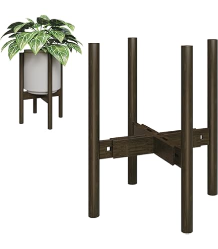 DanDiBo Bloemenkruk, metaal, goud, vierkant, bloemenstandaard, bijzettafel, 96506, bloemenzuil, moderne plantenstandaard, plantenkruk, 70 cm