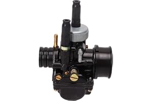 Focket 21mm Carburetor, 21mm Carburetor Motorcycle Carb Universal for 2 Stroke 50‑110cc Dellorto PHBG DS Scooter Motorcycle, 21mm Racing Carb Universal Uniform Mixture Output