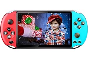TAQY 5,5 Pouces Console de Jeux vidéo colorée Plusieurs simulateurs 9000 Jeux Peut sauver Console de Jeu électronique Jeux Portables Appareil de Jeu Portable rétro Jouets Cadeaux Enfants
