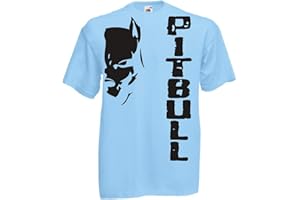 Generico t-Shirt Pitbull Fight Hund Dog Kickboxen Boxen Geschenkidee 12 Colori auch für Kinder