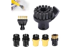 Fiotha Dampfreiniger Zubehör, 7er Kärcher Rundbürstenset, Bürste Dampfreiniger, Bürste Dampfreiniger, Dampfreiniger Zubehör, Küchenmöbel Boden Auto Fenster Reinigung