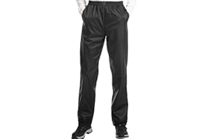 iCreek Pantalons imperméable Homme Pantalon de Pluie Homme Coupe-Vent Respirants Moto Pantalon Pluie Velo Pantalon de Cargo Travail pour l'extérieur Convient,la randonnée