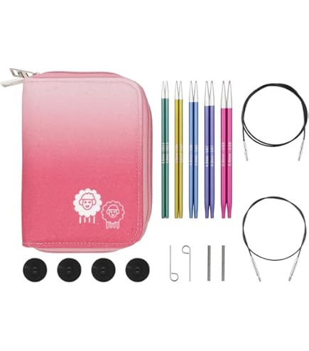 KnitPro Zing Special Verwisselbare Rondbreinaalden Set Midi 10 Cm P8397