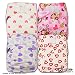 LittleBloom, Reusable Pocket Cloth Nappy, Fastener: Hook-Loop, Set of 4, Patterns 411, With 4 Microfibre Inserts, (see "Special Offers and Product Promotions" for Special Offers Detail)