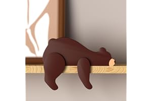 Putska Wald-Kinderzimmer Deko – Holzfigur Tier für Baby Jungen Kinderzimmer, Wald Dekoration für Zimmer, Regal, Schlafzimmer (Bär)