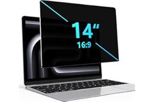 JEHOO Blickschutzfilter für 14 Zoll Monitor Blickschutzfolie 16:9, Abnehmbar 14 Zoll Monitor Blickschutzfolie, Sichtschutzfolie Sichtschutz, Sichtschutz für den Bildschirm