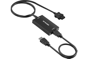 AIFHDAUF Wii to HDMI Converter, Wii Signal to HDMI Support 720P 1080P 3.5MM Audio Video Output Adapter with 1M HDMI Cable for Nintendo Wii