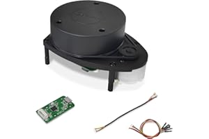 youyeetoo Slamtec RPLIDAR A1M8 z MX1.25 do 2.54 Dupont Wire Kit, czujnik 2D LIDAR 360 stopni skanowania radiowego, do unikania przeszkód i nawigacji robotów