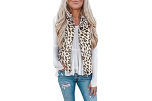 Rapbin Teddy Fleece Weste Damen,Herbst Winter Warm Ärmellos Westen Pelzjacke & Leicht Casual Einfarbig Damenweste Herbstmantel