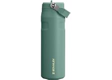 STANLEY IceFlow™ Aerolight™ Flip Straw 2.0 Pipetli Termos Su Şişesi 0.7 Litre - Yeşil (Shale) | Paslanmaz Çelik