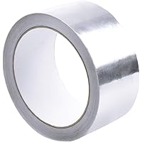 50mm x 20m Aluminium Klebeband Aluband Aluklebeband hitzebeständig, Selbstklebendes Aluminiumband Klebeband zum…