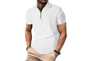 MOKBAY Polo Manga Corta Hombre Deporte Lisas Polos De Hombre Cuello Mao Camisas Trabajo
