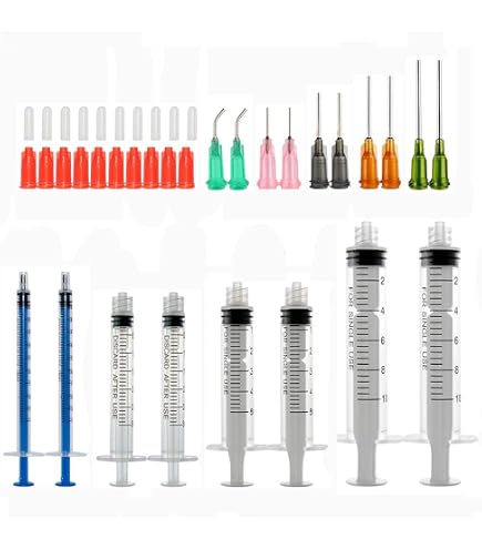 Spritzen-Set 12pack 1ml + 5ml + 10ml Spritze mit 12pack 18G 1,2-38mm Spritzen-Set 12pack 1ml + 5ml + 10ml Spritze mit 12pack 18G 1,2-38mm
