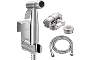 XOCOME Ducha para Lavabo con Manguera 59" para Mascotas - Alcachofa de Baño para Lavar el Cabello o Limpiar el Fregadero con Válvula