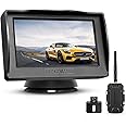 BOSCAM K1 Telecamera Retromarcia senza fili, Telecamera Posteriore, Telecamera per Auto Impermeabile IP68 con 4.3" Monitor, T