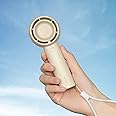 JISULIFE Mini Portable Fan-Bladeless Safe Design, Powerful Turbo Handheld Fan with 5 Speeds, 16Hrs Max Cooling Time，USB Rechargeable, Small Pocket for Travel/Lash, Gifts For Girls/Women