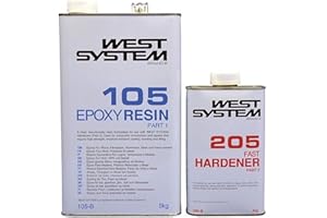 WEST EPOXY SYSTEM West System Epoxy B Pack 5kg 105 Resin and 1kg of 205 Hardener