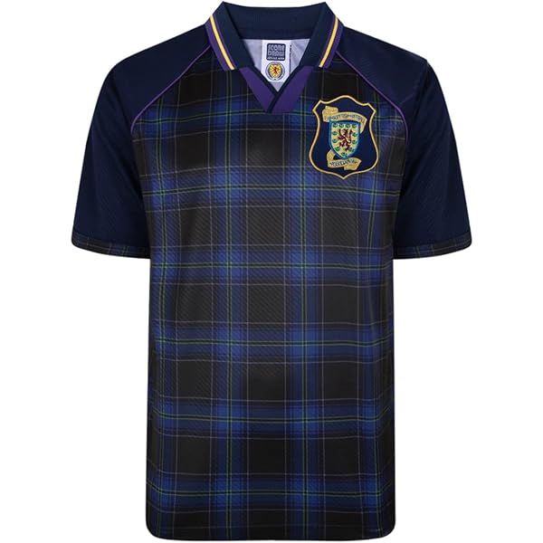 Scotland 1992 Away Retro Football Shirt White/Red/Purple XX-Large