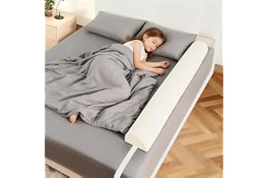 DUJUIKE Knäkudde för komfort, nackkudde i minnesskum, ländryggsstöd, lämplig för nacke, ben och midja, halvmåneformad design (beige, 1-pack (105 cm))