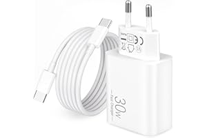 30W USB C Ladegerät Ladekabel für iPad Pro/Air 13/11/12.9, iPad 10/11/A16 Generation, iPhone 17/Air/16/16e/15 Pro Max, Netzteil Stecker Schnellladegerät Charger Adapter mit 2M USBC Schnellladekabel