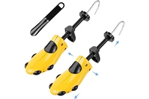 Rozciągacz do butów Alaoo dla mężczyzn i kobiet, 4-drożny rozciągacz do butów, rozciągacz do butów, rozszerzacz do butów o regulowanej długości i szerokości z łyżką do butów