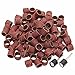 Produktbild PhilMat 100pcs 80/120 Grit 1/2 Zoll schleifpapier Sleeves mit 2 Schleifwalze Dorne