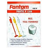 Fantom ile Uyumlu Pratik P1200 - Speedy Du 2000 - Beyaz Toz Torbası - 15 Adet