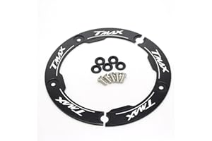 TEAUSA Misura for Yamaha T-MAX 530 Tmax 530 2012-2016 2013 Coperchio della puleggia della cinghia di trasmissione in alluminio Disponibile TMAX530 Accessori (Color : Black)